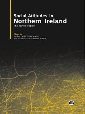 cover image of Social Attitudes in Northern Ireland--the 9th Report